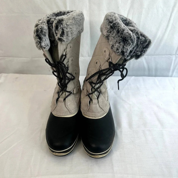 Khombu Emily Suede Faux Fur‎ Leather Winter Boots Women's Size 9 - Picture 14 of 14
